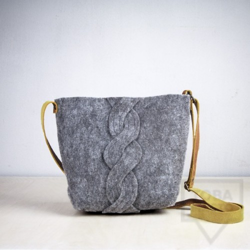 Дамска чанта XAXO - dark grey bag